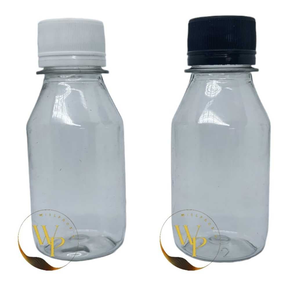 200 unidades Frasco Pet 100ml c/ TAMPA ROSCA LACRE E SELO
