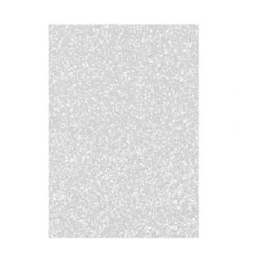 1 X Folhas De Eva Com Gliter Branco 40cm X 48cm
