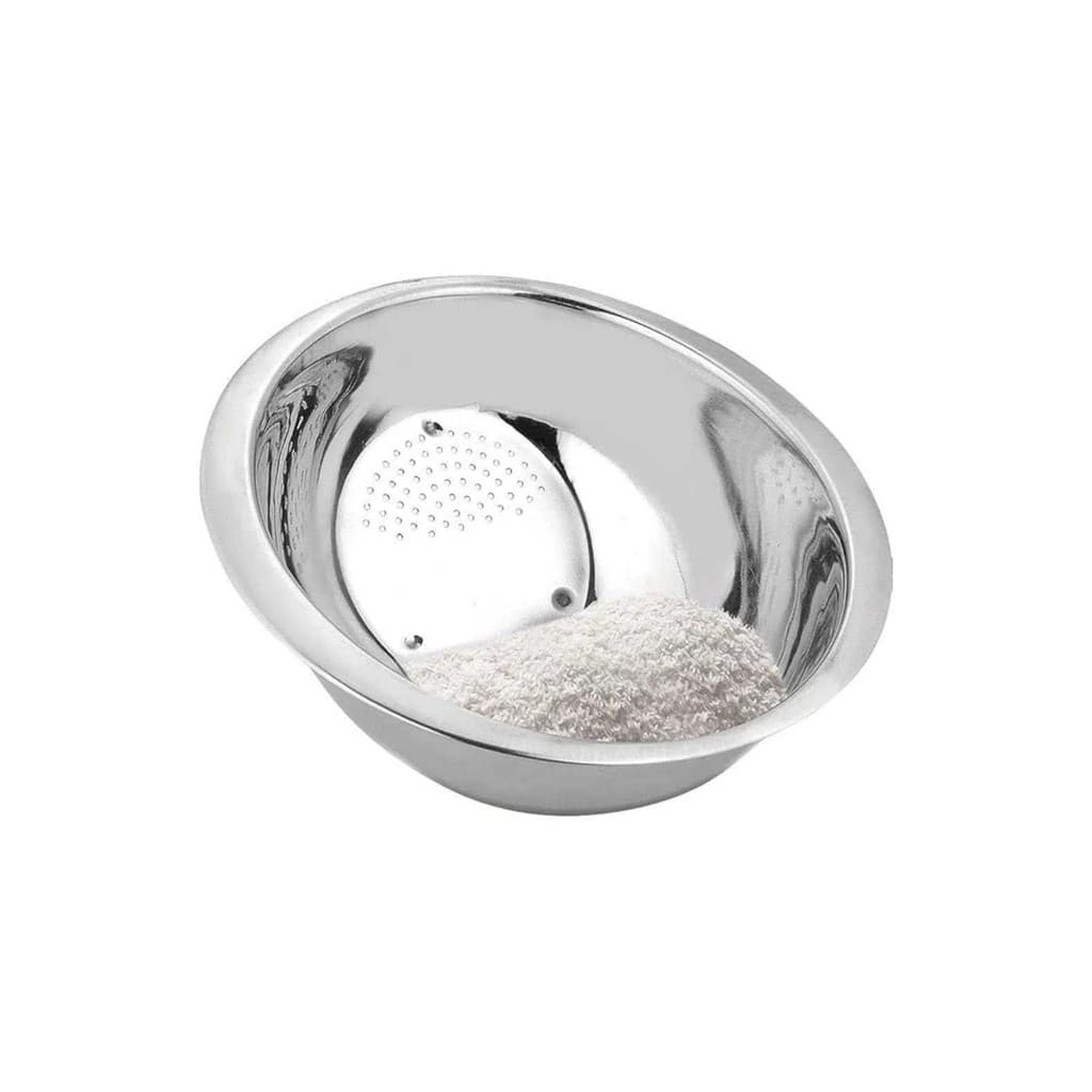 Escorredor De Arroz Lavador Inox Multiuso Alimentos Massas Legumes 25cm Macarrão Cozinha
