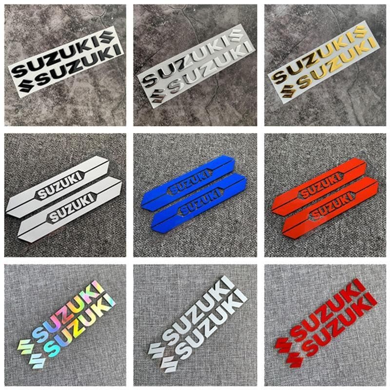 Adesivos Refletivos Para Motocicleta Suzuki UU UE UY125 DL GW250 GSX250R Decalques Amortecedores