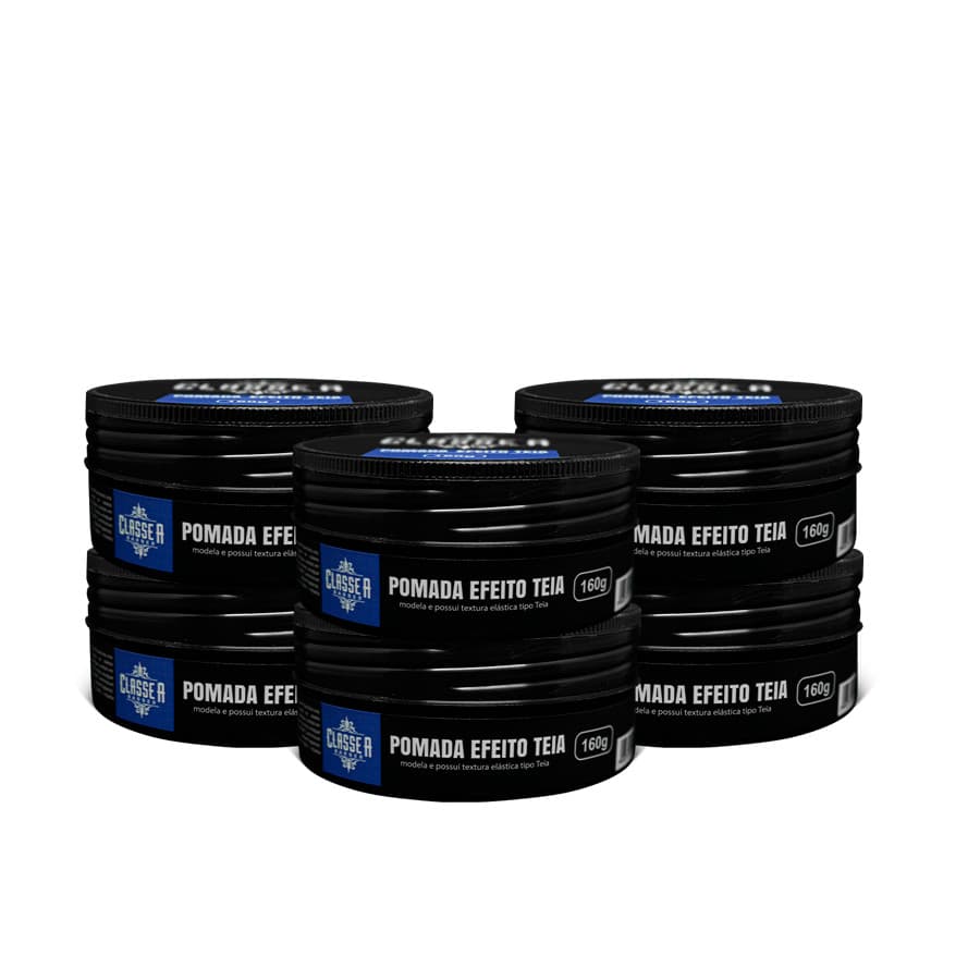 POMADA MODELADORA EFEITO TEIA BRILHOSA 160G - 6 UN - CLASSE A