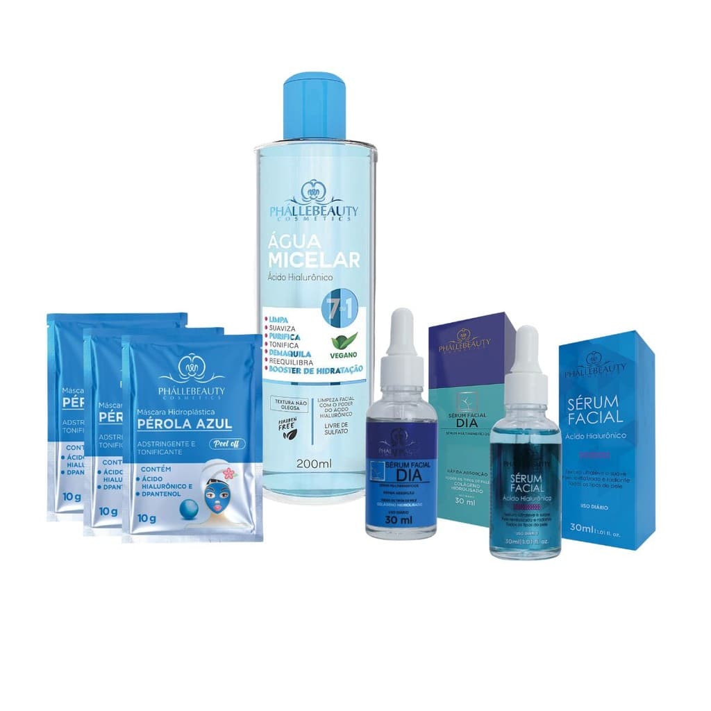 Kit Skincare Phallebeuty - Hidratação e Revitalizacao