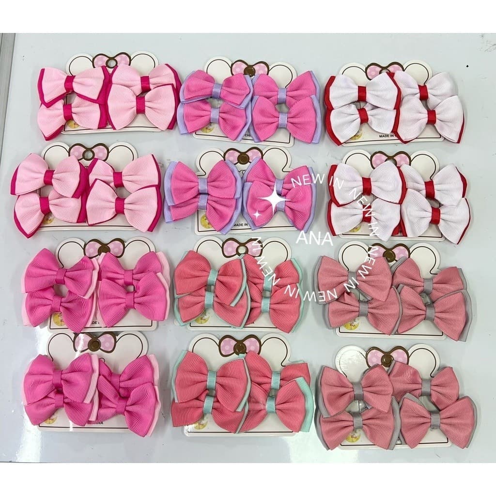 ANA1108 KIT Laço para Cabelo Infantil Bico Pato  5.5 Cm