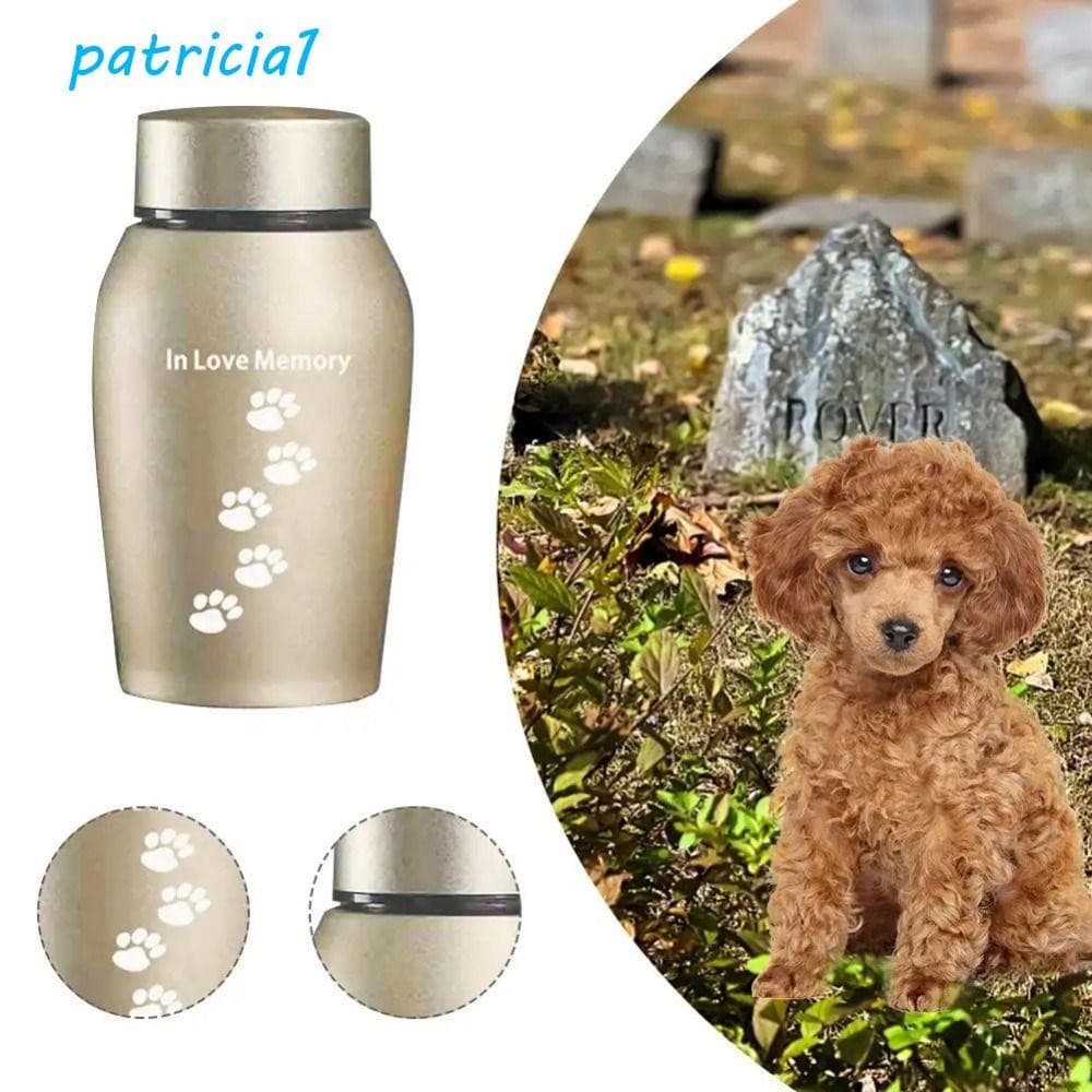 PATRICIA1 Urnas Para Cães E Gatos , Urna Criativa De Cinzas Cremadas Com Estampa De Animais De Estimação , Jarra Comemor