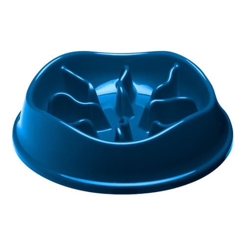 Pote Comedouro Tigela Interativo Lento Ração Cachorro Gato 550ML