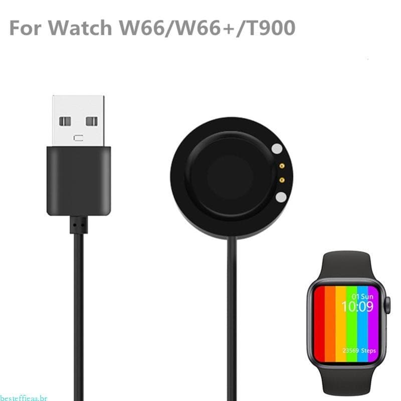 besteffie Carregamento USB Adaptador Energia Magnética Smartwatch Carga Carregador Portátil Estação Doca Fio