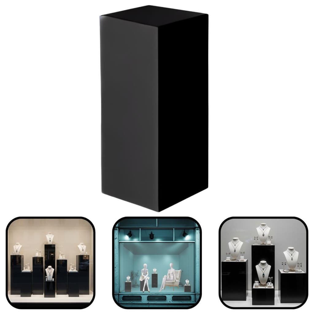 Cubo 45x20x20cm MDF Preto