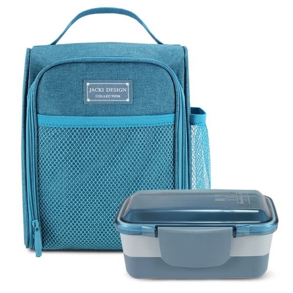 Kit Bolsa Térmica e Pote de Marmita 2 andares  - Jacki Design
