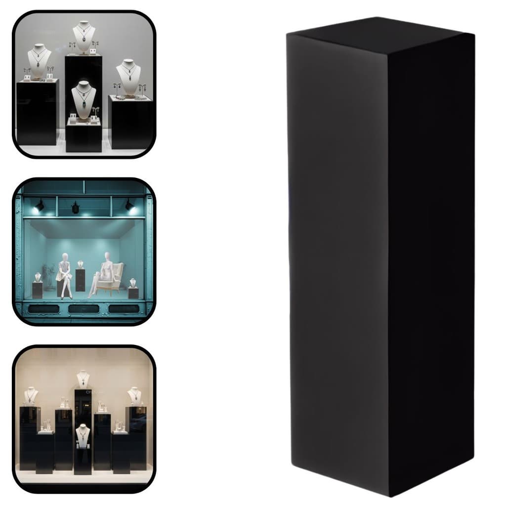 Cubo 60x20x20cm MDF Preto
