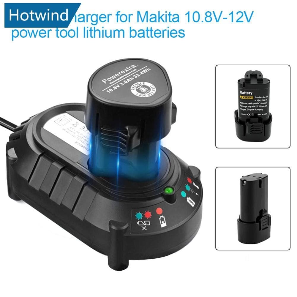 Carregador De Bateria De Lítio HW BL1013 10.8-12V 1.5A DC10WA Ferramenta Elétrica Para Makita D9K5