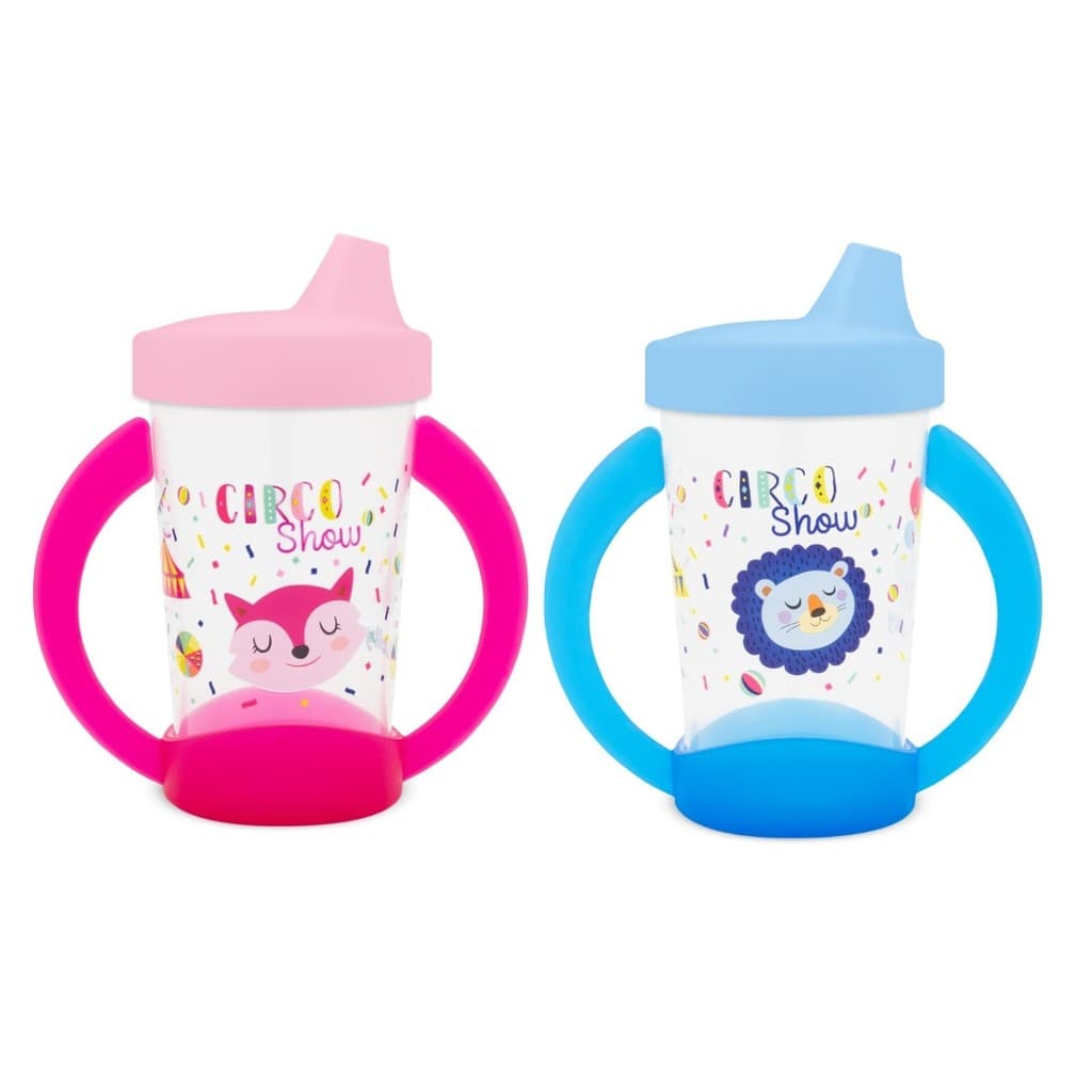 Copo de Treinamento 3 em 1 350ml Fases Lolly Copo Infantil Bebe