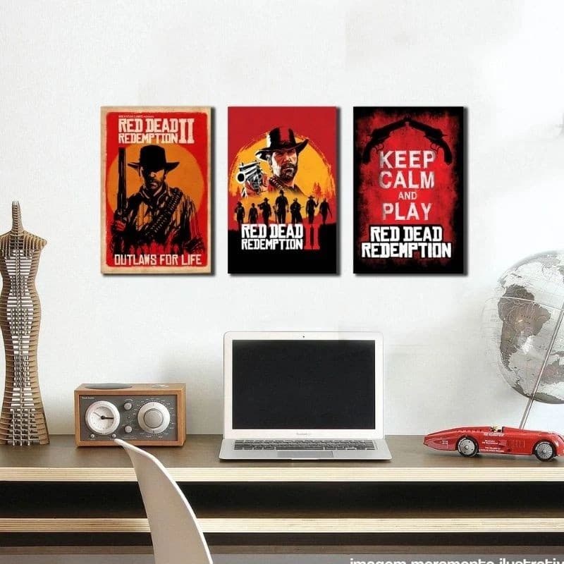 Quadros Decorativo Red dead redemption