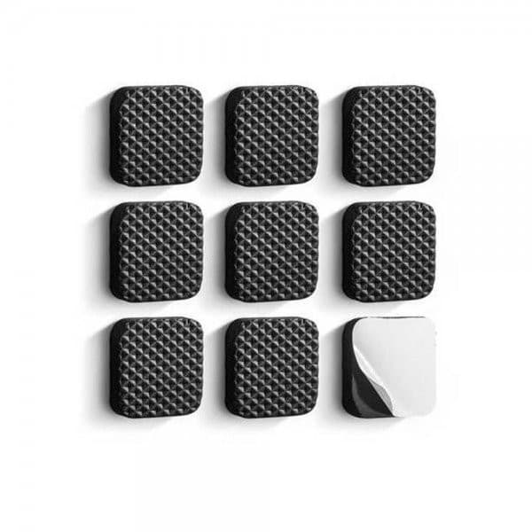 PROTETOR ADESIVO EVA QUADRADO 3,0CM 18 PEÇAS PRETO BESTFER