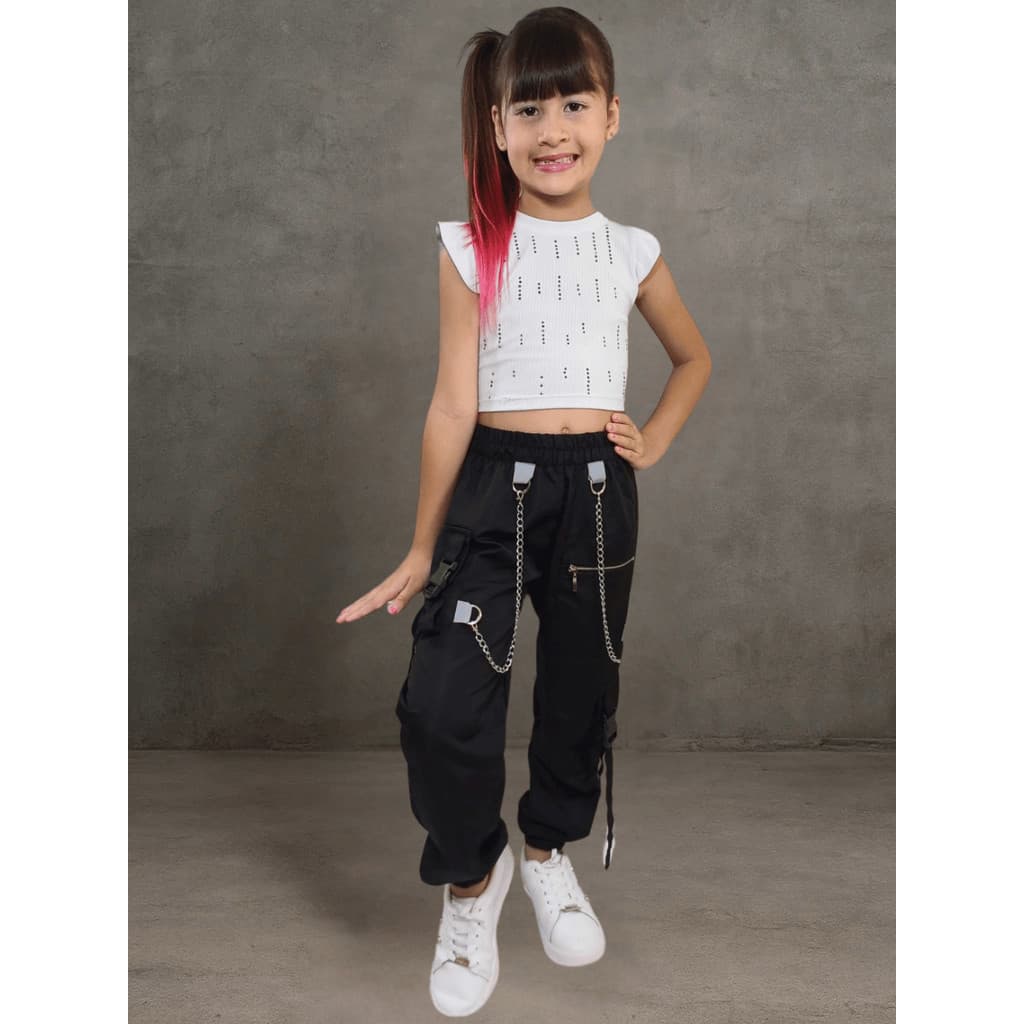 CALÇA CARGO JOGGER INFANTIL