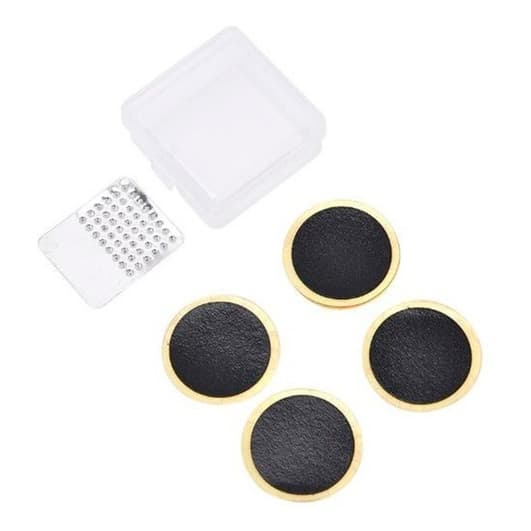 Kit 12 Remendos Adesivos Câmara de Ar Bike MTB Bicicleta Aro 20 24 26 27.5 29 Autocolante Reparo Rápido
