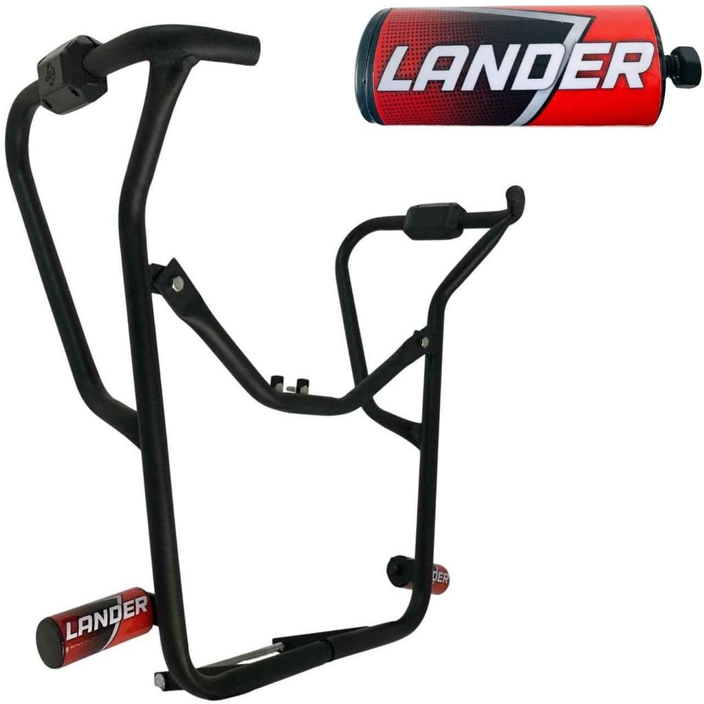 Lander 250 Modelo 2025 Protetor Carenagem Motor Tanque Vermelho Mata Cachorro com Pedal Slider Moto