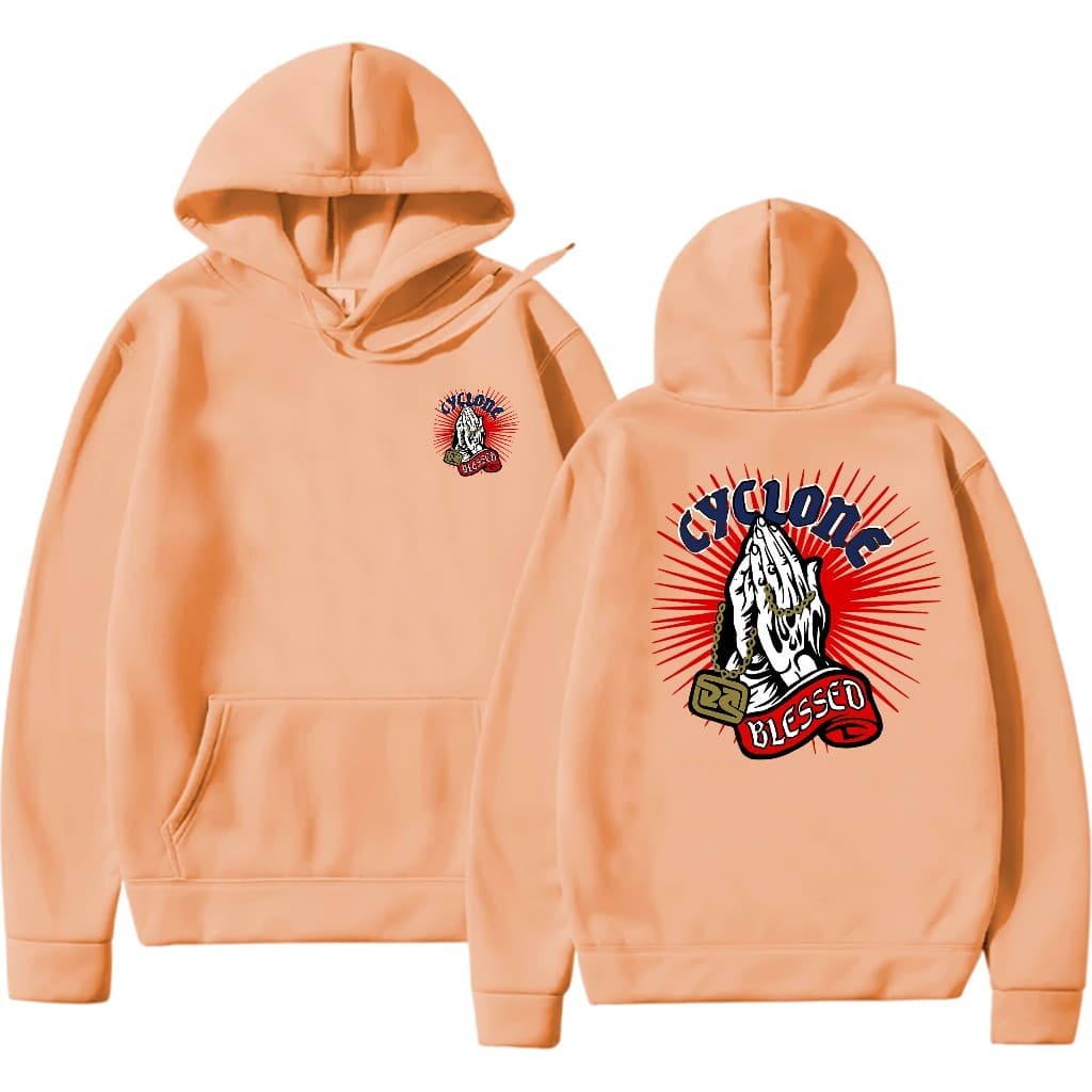 Blusa Moletom Cyclone Blessed Casaco De Frio Inverno Tecido Macio