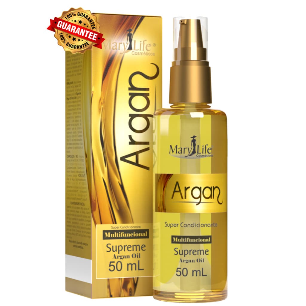 Óleo para cabelo Reparador de pontas profissional Supreme Argan Oil 50ml