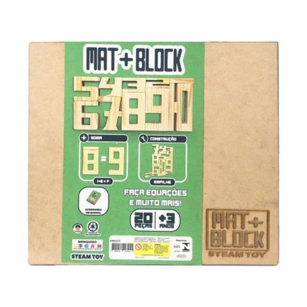 Mat+Block 20 peças - SteamToy