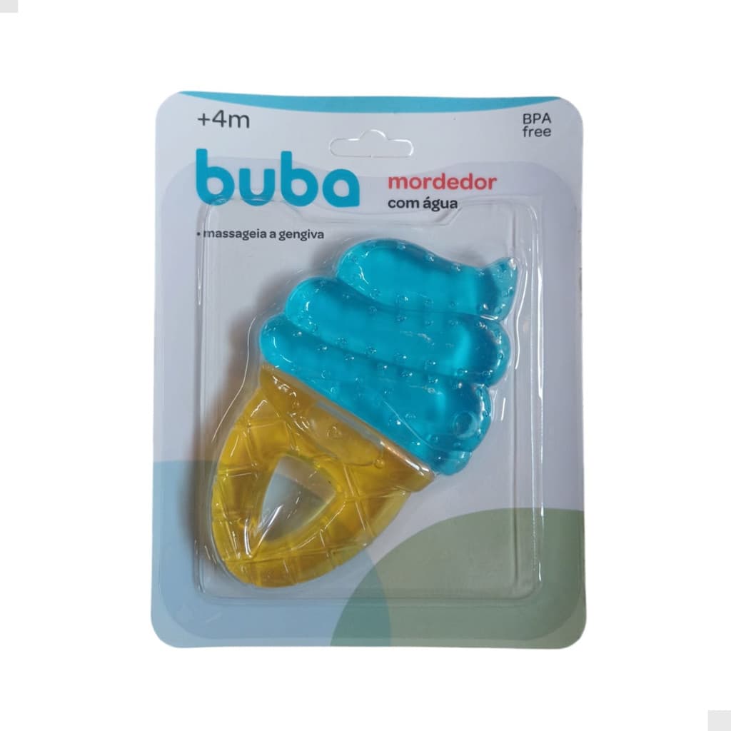 Mordedor Massageador de Gengiva para Bebê Sorvetinho Buba
