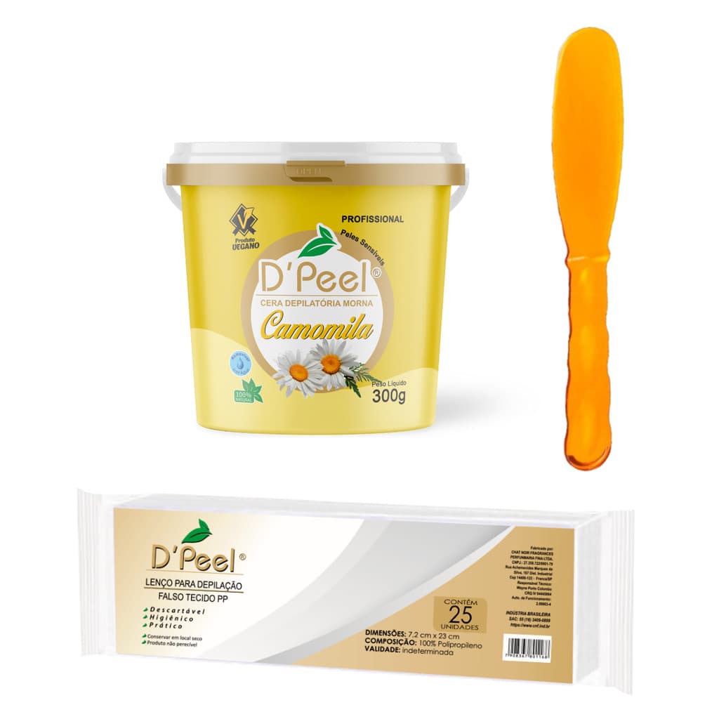 Cera Depilatória Quente 300g - Profissional - Remove Pelos pela Raiz  Hipoalergênica