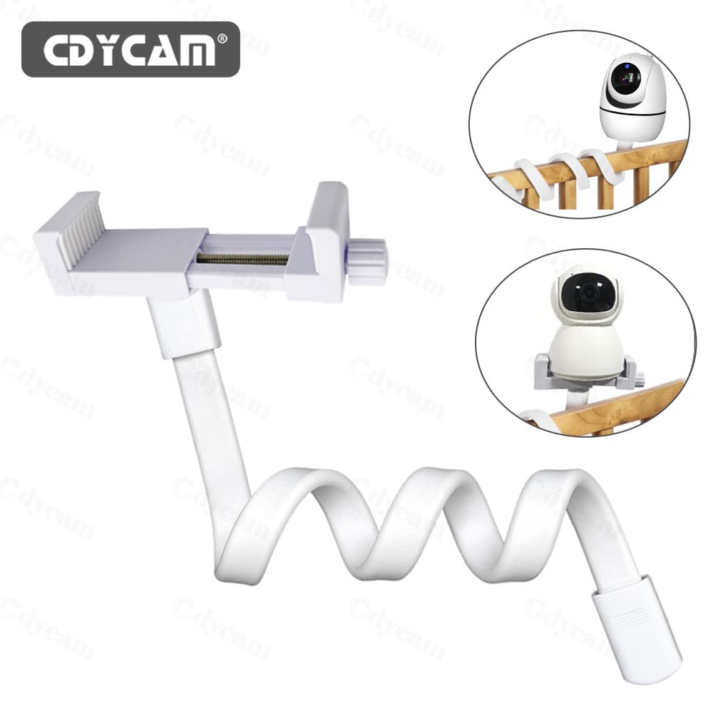 Suporte Câmera Babá Eletrônica Flexível Ajustável Universal,suporte de monitor de bebê ajustável, Suporte para câmara