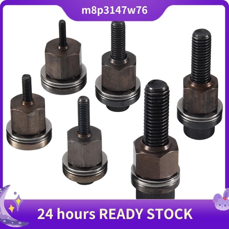 6 Pçs Mão Rebite Porca Cabeça Porcas Instalação Simples Manual Rebitador Rivnut Ferramenta Acessório Para M3 M5 M6 M8 M1