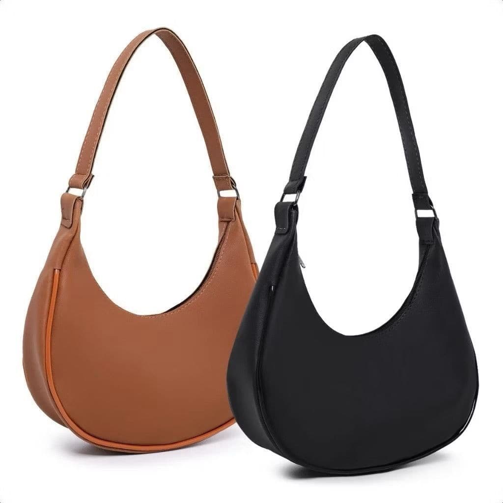 Kit 2 Bolsas Baguete Meia Lua Bolsa de Ombro Tiracolo Envio Imediato