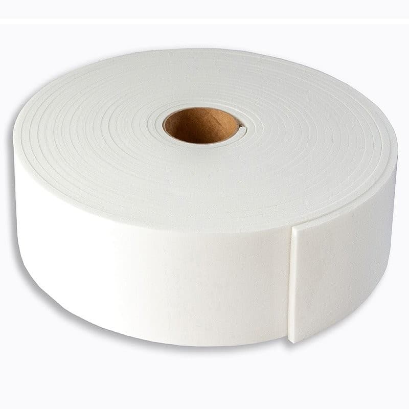 Fita de Vedação em EVA Branco -  100 mm x 5 mm x 10 metros