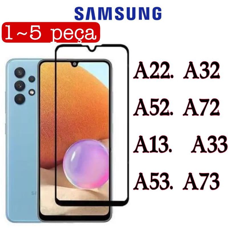 Película De Vidro 3D Galaxy A22 5g A22 4g A32 4g A32 5g A52 A52s A72 A13 A33 A53 A73
