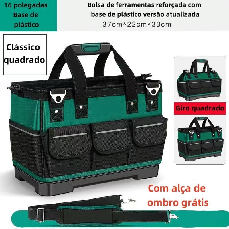 💥Bolsa de ferramentas de grande capacidade, multifuncional, à prova d'água, com design reforçado