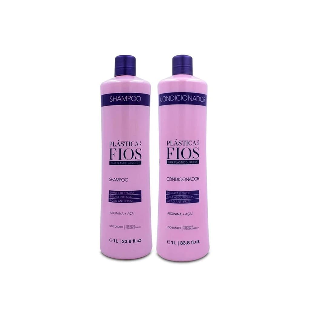 Kit Cadiveu Plástica Dos Fios Profissional Salon 2x1L