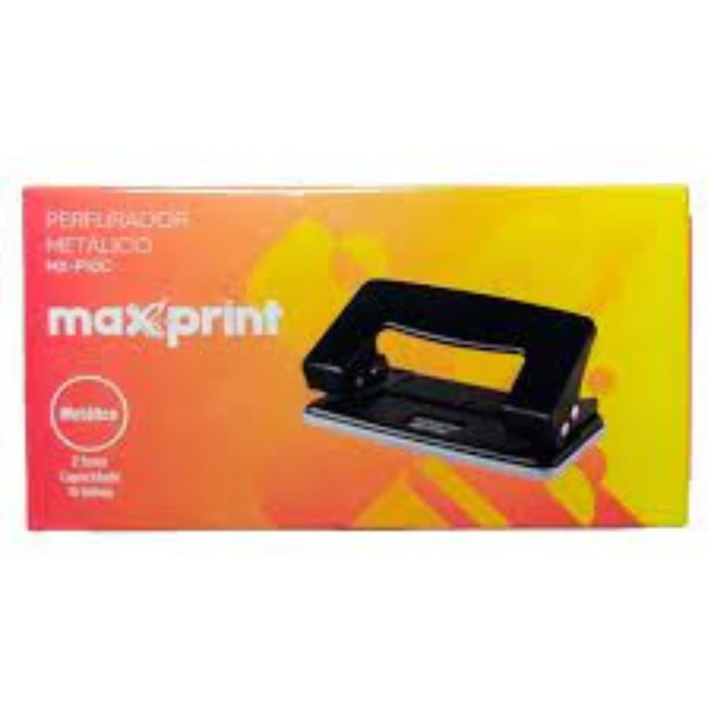PERFURADOR METALICO COMPACTO MAXPRINT MX-P20 20 FOLHAS 1 PC