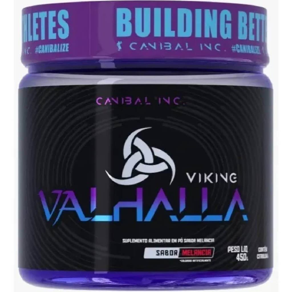 Pré Treino Valhalla Viking CanibalCom Cafeína, Taurina E Beta Alanina + Performance Física