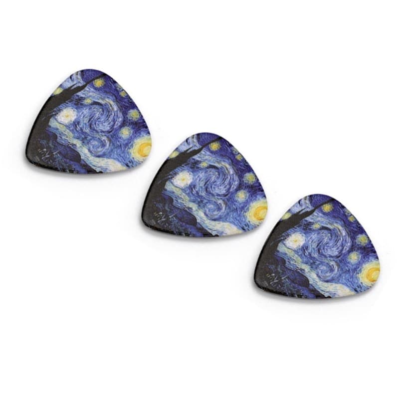 3 Peças Palhetas Guitarra Espessura Sortida Celulóide Palheta Substituição Para Baixo Elétrico Acústica Perf