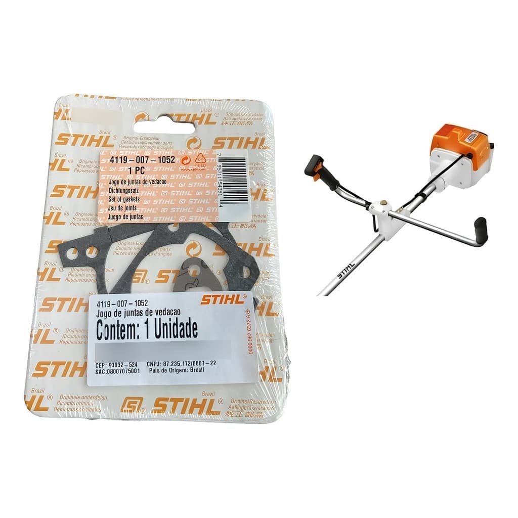 Jogo De Juntas Para Roçadeira Stihl Original - Fs160/220/290