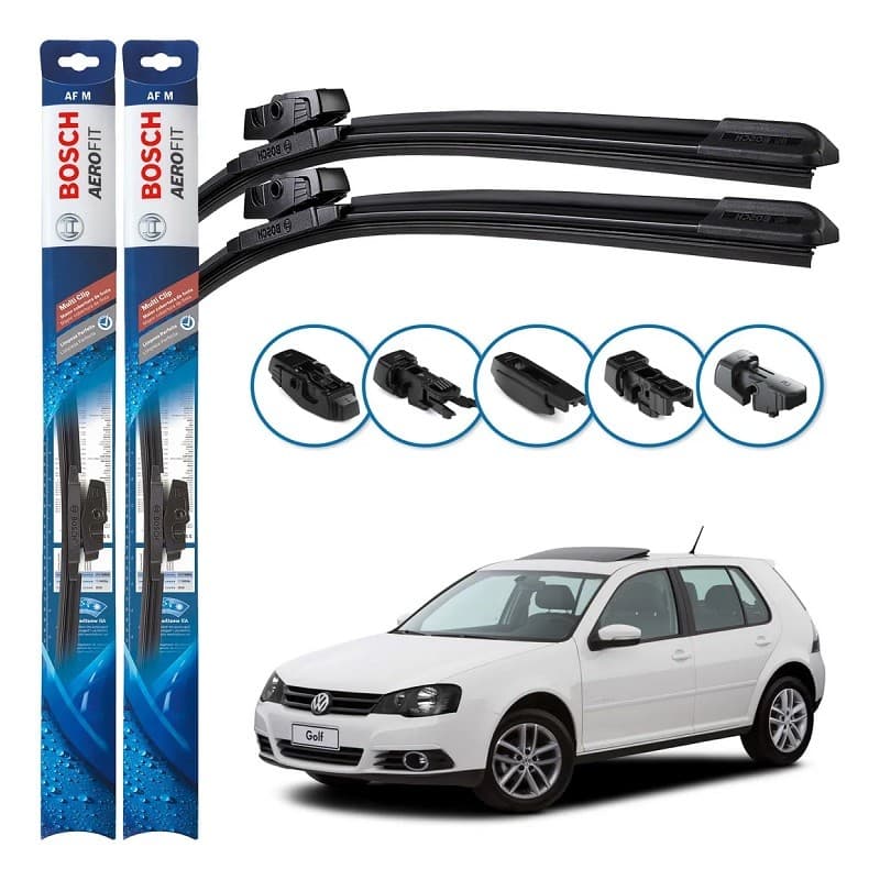 Palheta Bosch Dianteira Golf 2008/2013 Multiclip Aerofit