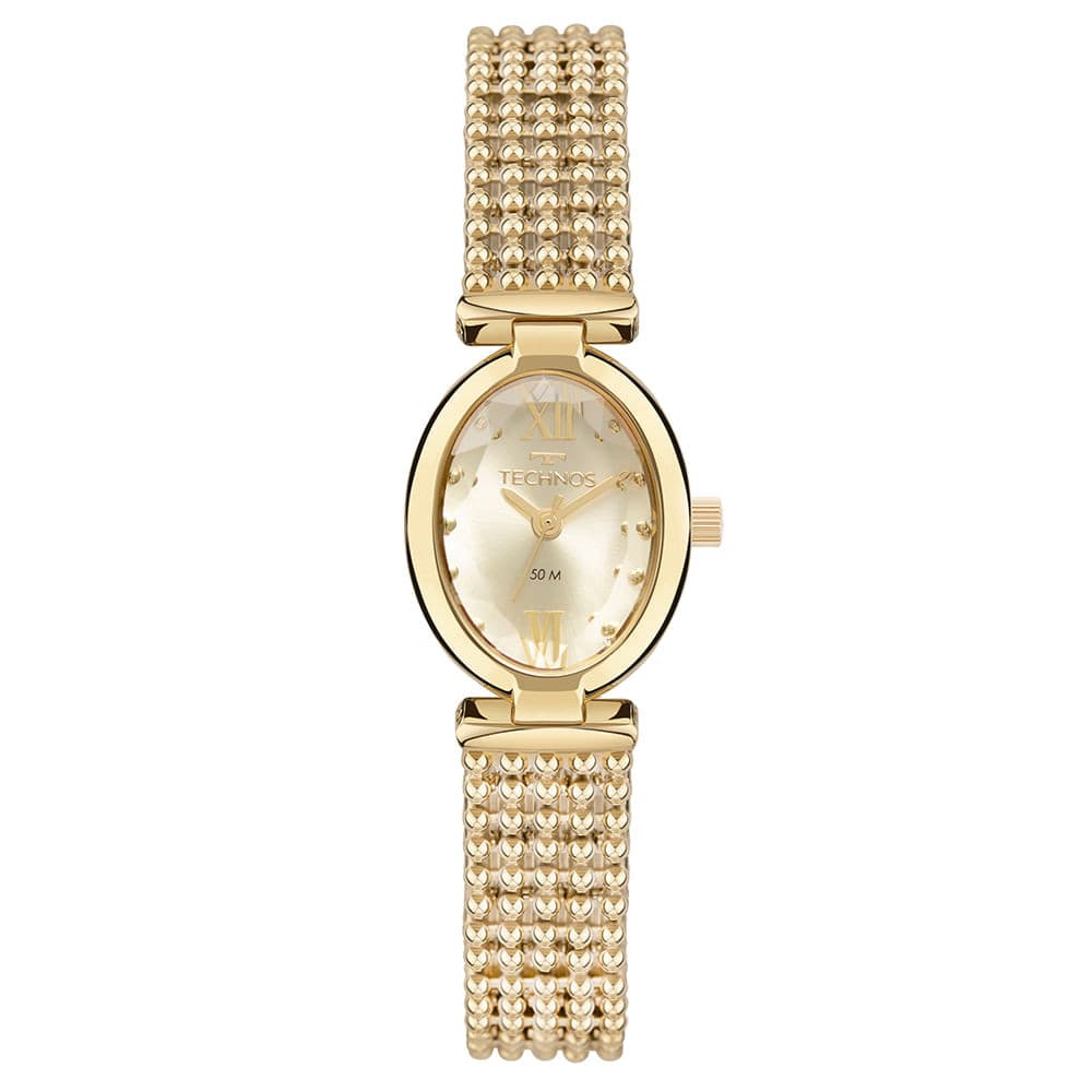 Relógio Technos Feminino Mini Joia Dourado - 2035MZH/1D