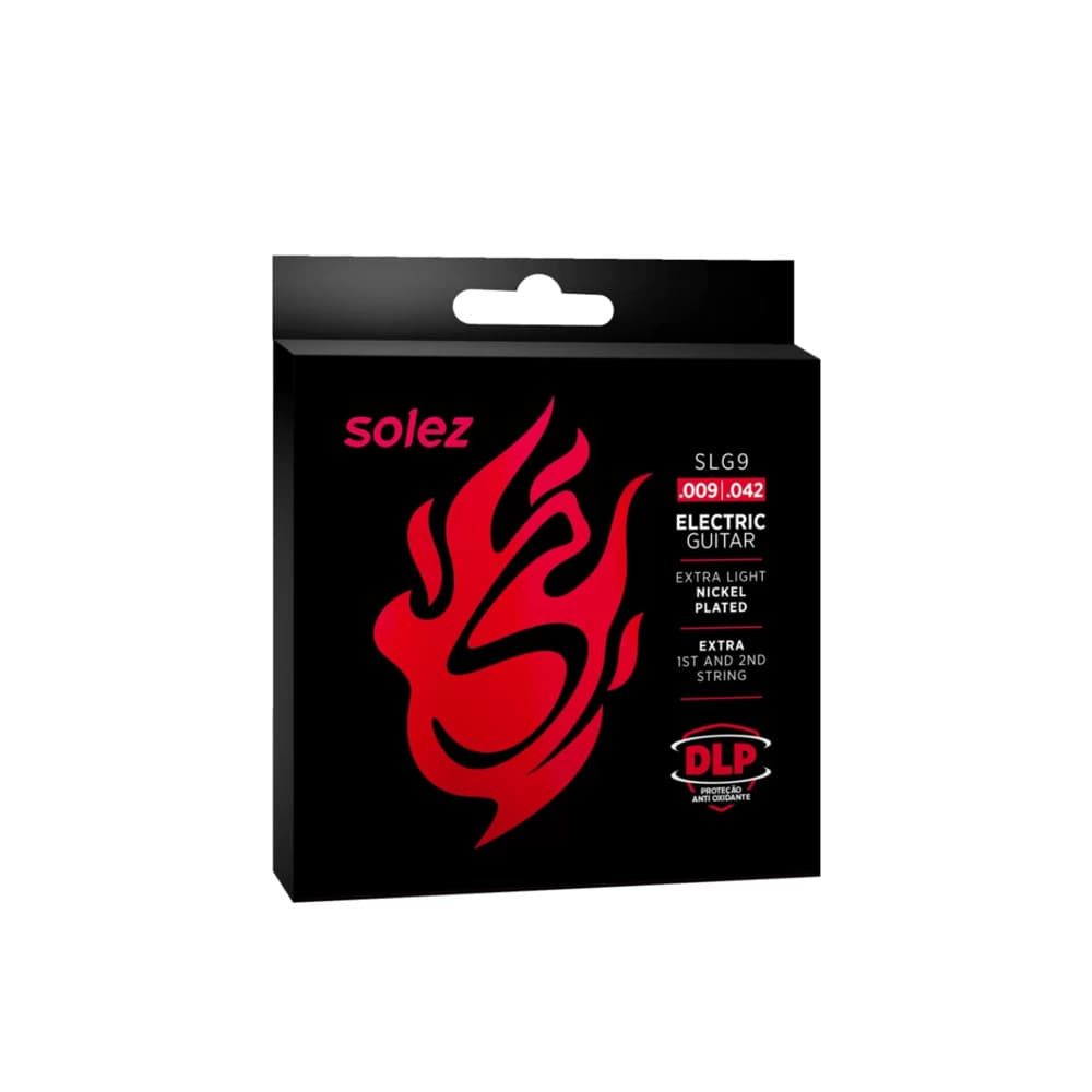 ENCORDOAMENTO SOLEZ SLG9 GA DIST GUITARRA CALIBRE 0.009 DLP