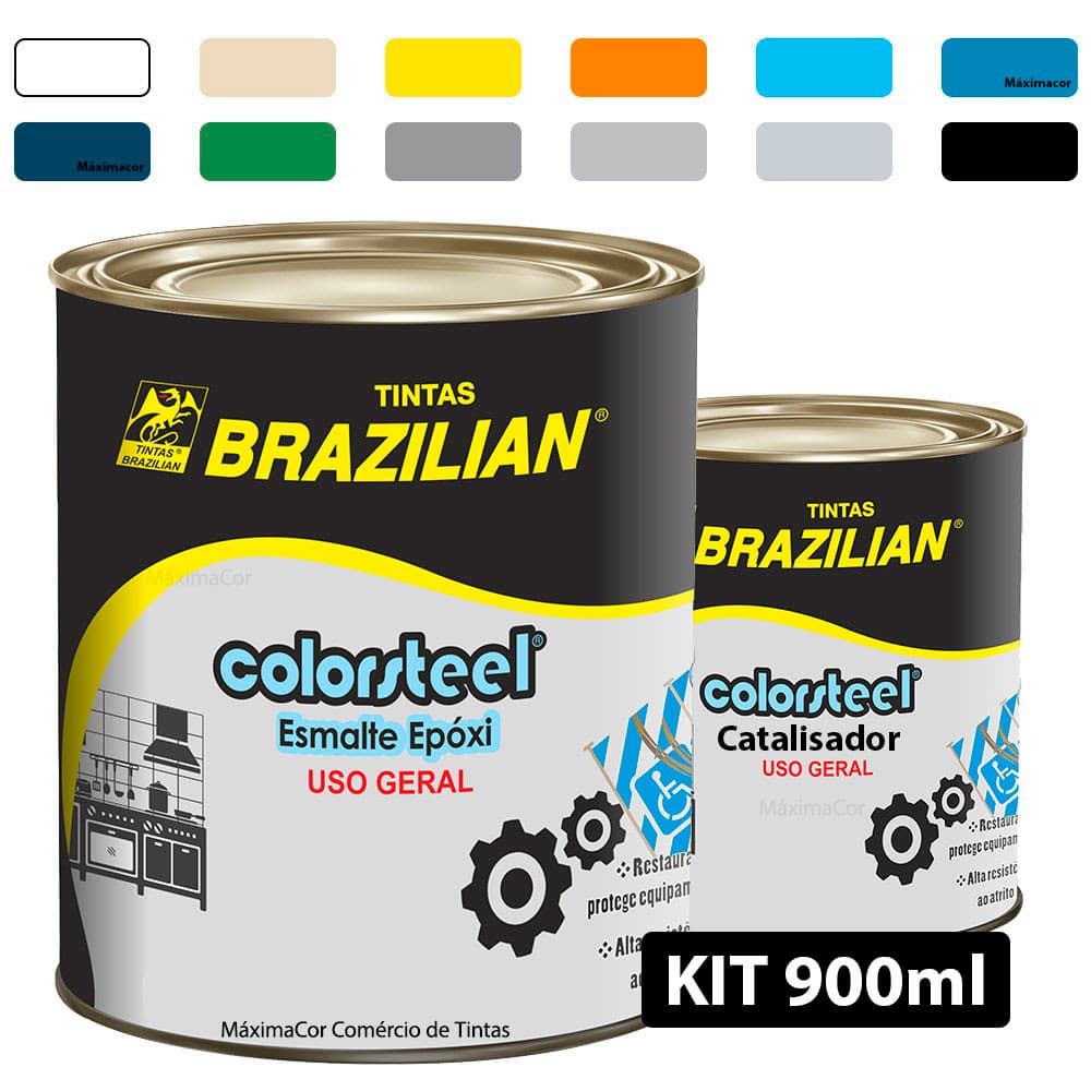 Tinta Para Pisos E Box De Banheiros Epoxi 900ml
