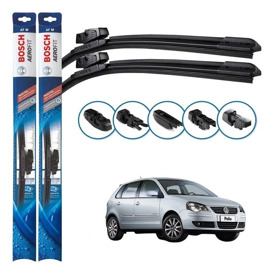 Palheta Bosch Para-Brisa Polo 2010/2015 Multiclip Aerofit