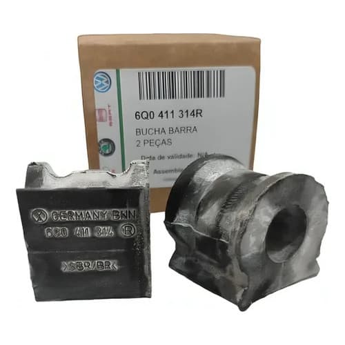 Par De Buchas Estabilizadora Original Volkswagen Gol Fox Polo Saveiro Voyage 18mm 6Q0411314R