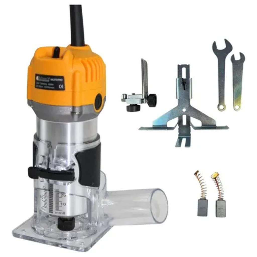 Tupia Laminadora  Com Coletor De Pó 600w E Base Transparente