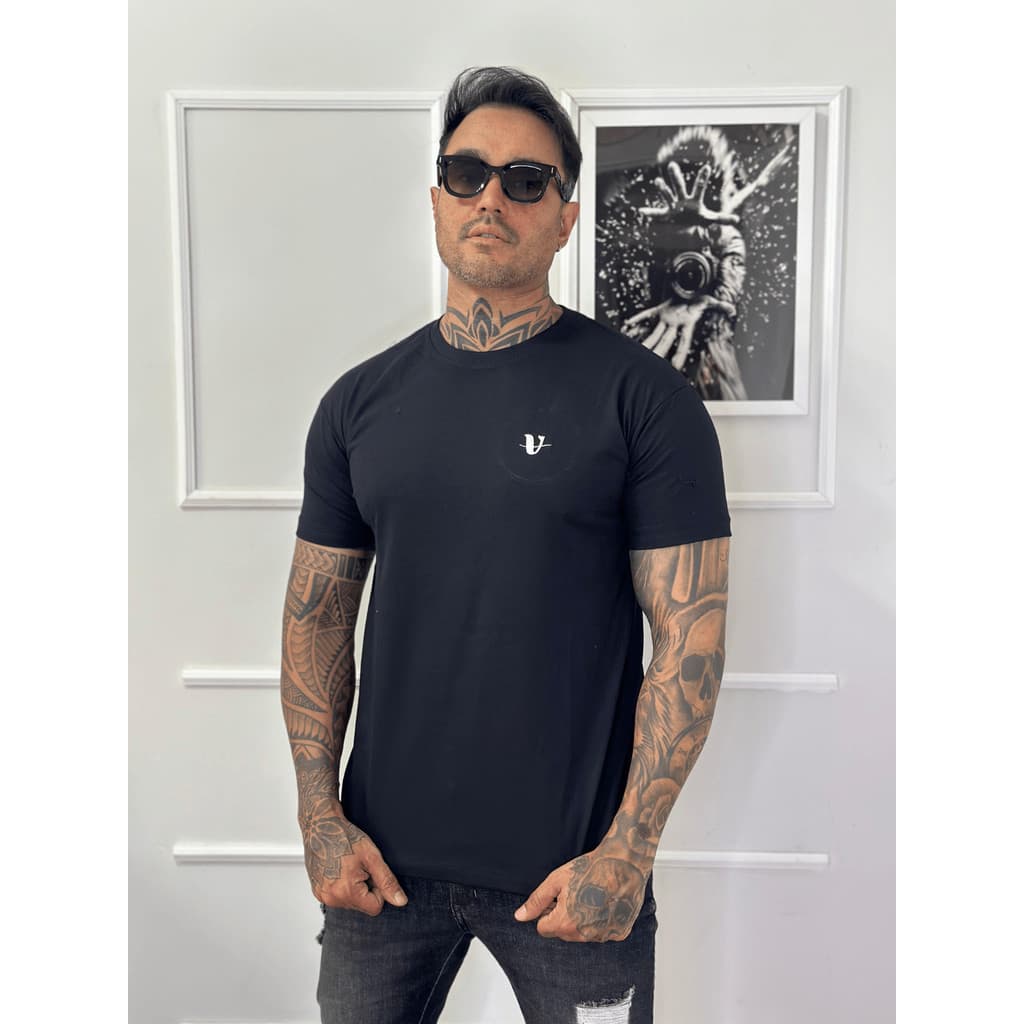 Camiseta Masculina Camisa De Algodão Premium Manga Curta