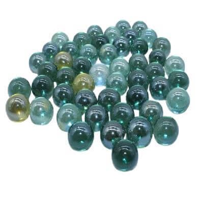 Kit 50 Bolinha Gude Espelhada Esfera Bola Vidro 18mm Burca