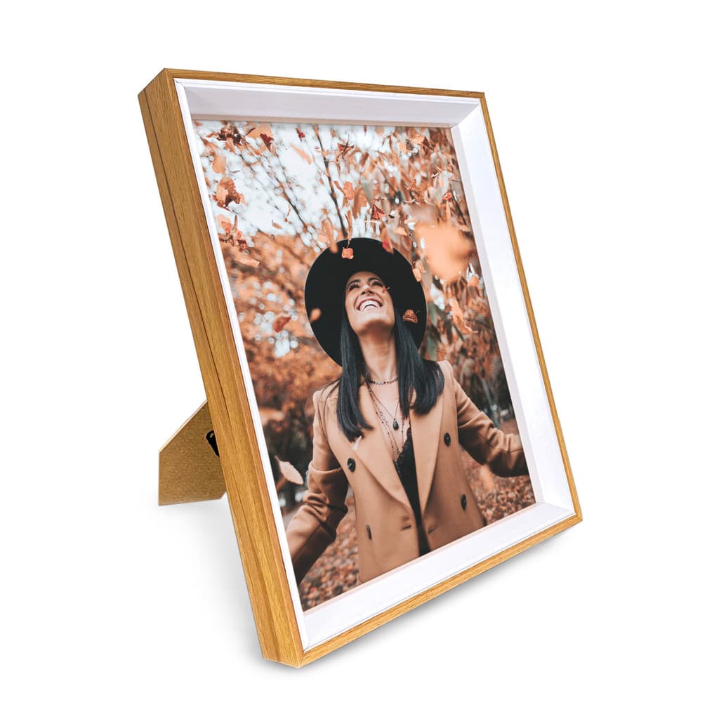Porta Retrato Foto 15x20 Madeira Moldura Profunda