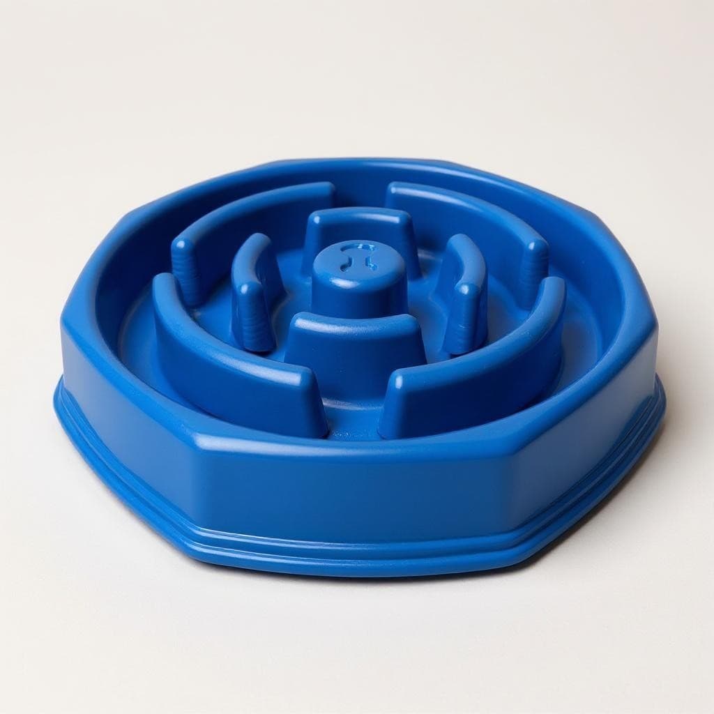 Comedouro Lento Labirinto Cães Anti Stress Gula Engasgo Vômito Ansiedade Comer Devagar Grande 27cm