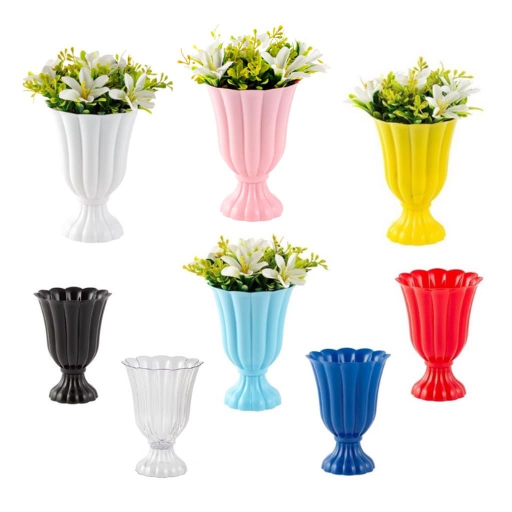 VASO DECORATIVO SLIM 17CM - Vaso para Decoração - Festas e Utilidades. MR