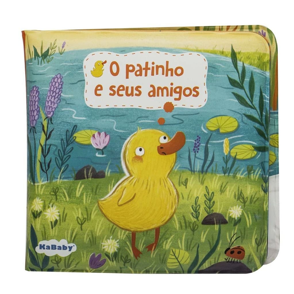 Livro de Banho Magic Color Patinho Amarelo - Kababy