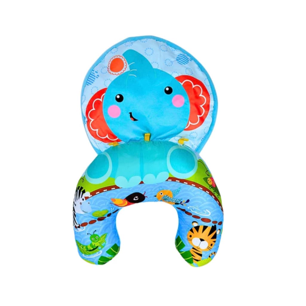 Almofadinha Tummy Time Para Bebe Com Chocalhos Interativos Art Baby